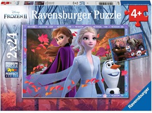 Frozen 2 - Ijzige Avonturen Puzzel (2x24 stukjes) 25093377897