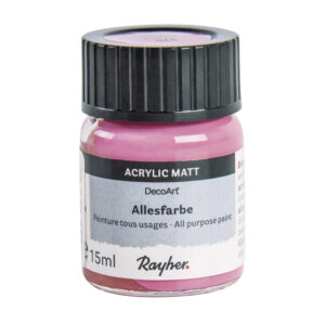 Fuchsia roze acrylverf/allesverf potje 15 ml hobby/knutselmateri 10040806