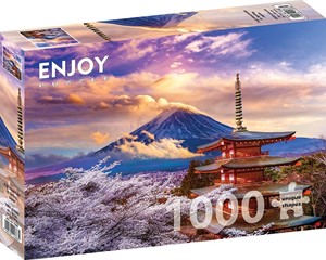 Fuji Mountain in Spring Japan Puzzel (1000 stukjes) 38151763062