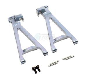 GPM aluminium Front upper arms - 1/16 E-Revo - Grijs 33536