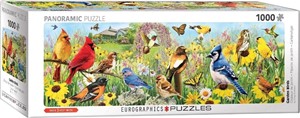 Garden Birds - Greg Giordano Panorama Puzzel (1000 stukjes) 28139664823