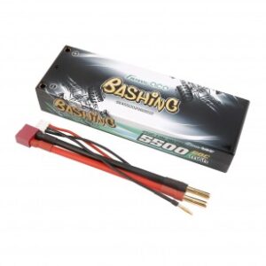 GensAce Car Lipo 60C 2S 7.4 volt 5500mah met 4.0mm / Dean Stekker 38845