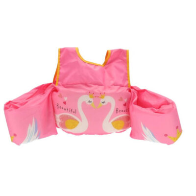 Gerimport zwembandjes Zwaan 53 cm nylon 20 kg roze 1016881