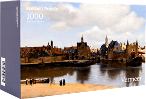 Gezicht op Delft - Johannes Vermeer Puzzel (1000 stukjes) 37518970710