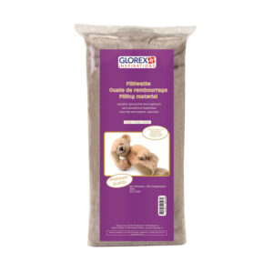 Glorex Hobby vulmateriaal - polyester - 300 gram voor knuffels/kussens - bruin - donzig 10436728