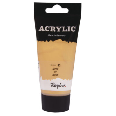 Gouden acrylverf/hobbyverf op waterbasis 75 ml 10270064