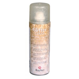 Gouden hobby glitterspray fijn 10066606