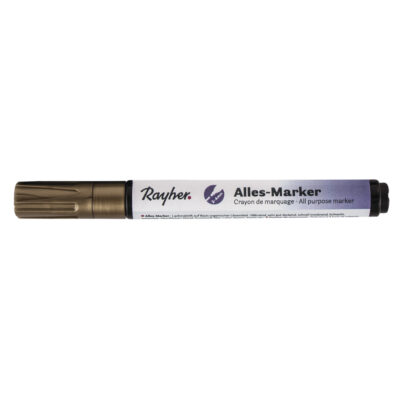 Gouden marker stift met een dikke punt 10040818