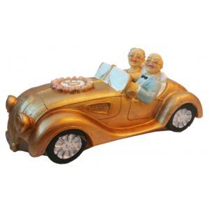 Gouden trouwauto spaarpot 10053663