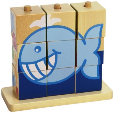 Goula blokkenpuzzel Zee junior hout 9 delig 169993