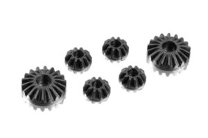 Graphite gear differential bevel & satelitte gears (2+4) (X304931) 11060