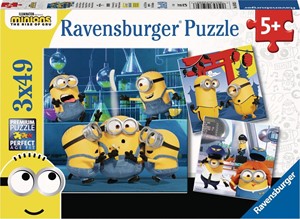 Grappige Minions Puzzel (3 x 49 stukjes) 32454459701