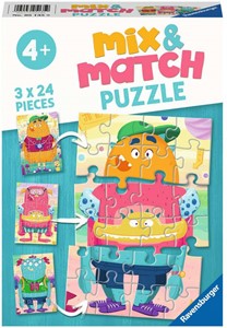 Grappige Monsters Puzzel (3 x 24 stukjes) 28372809141