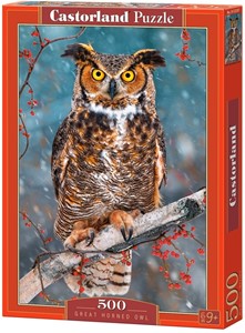 Great Horned Owl Puzzel (500 stukjes) 35767682569