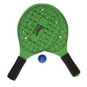 Groene beachball set met tennisracketprint buitenspeelgoed 10223134