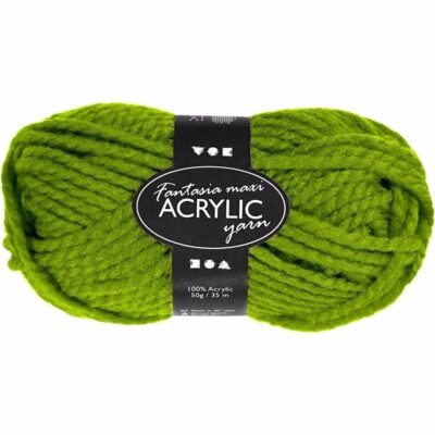 Groene maxi acryl wol/garen 35 meter 10099289