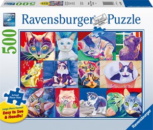 Hallo Katjes Puzzel (500 XL stukjes) 32799690267