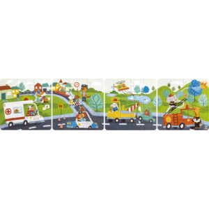 Hape Reddingsvoertuigen Puzzel 4611358