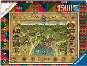 Harry Potter Hogwarts Map Puzzel (1500 stukjes) 35485283032