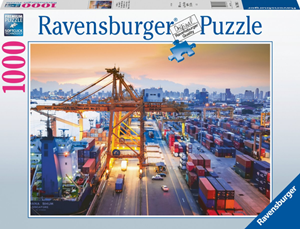 Haven van Hamburg Puzzel (1000 stukjes) 33479735425