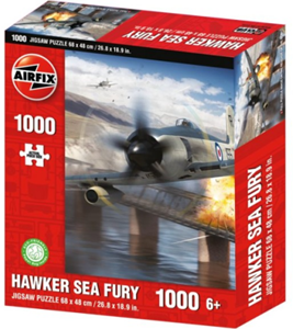 Hawker Sea Fury - Airfix Puzzel (1000 stukjes) 33964606409