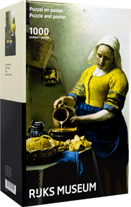 Het Melkmeisje - Johannes Vermeer Puzzel (1000 stukjes) 27669598447