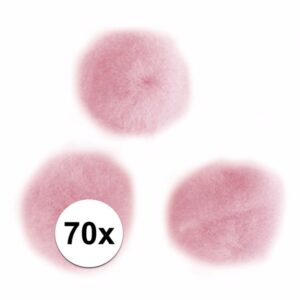 Hobby balletjes roze 7 mm 10084458