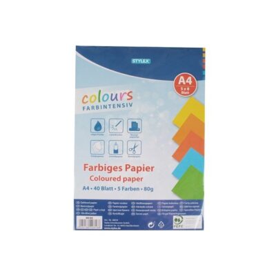 Hobby papier gekleurd A4 10074593