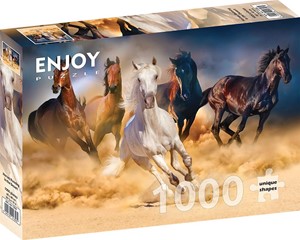 Horses Running in the Desert Puzzel (1000 stukjes) 37463141064