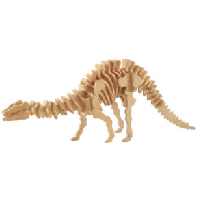 Houten 3D puzzel apatosaurus/langnek dinosaurus 38 cm 10329265