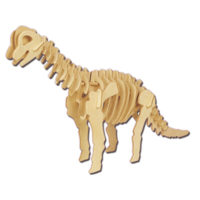 Houten 3D puzzel brachiosaurus dinosaurus 23 cm 10329354