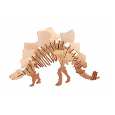 Houten 3D puzzel dinosaurus Stegosaurus 21 cm 10234941