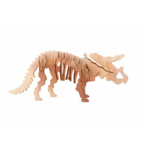 Houten 3D puzzel dinosaurus Triceratops 21 cm 10234943