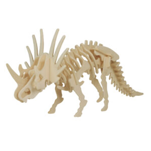 Houten 3D puzzel styracosaurus dinosaurus 23 cm 10329346