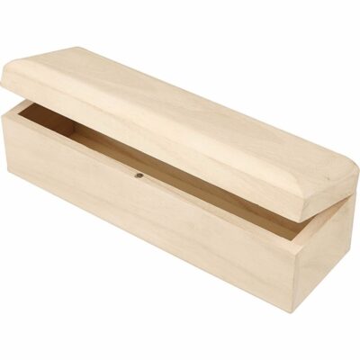 Houten blanco potloden kistjes 20 cm 10090453