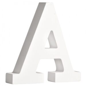 Houten decoratie letter A 11 cm 10066684