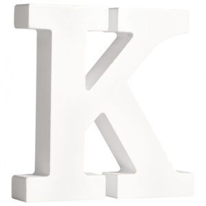 Houten decoratie letter K 11 cm 10066694