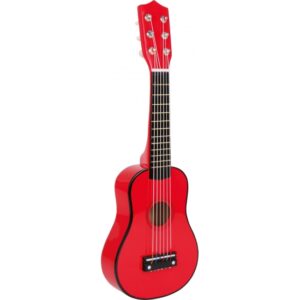 Houten gitaar 53 cm rood voor kinderen 10075824