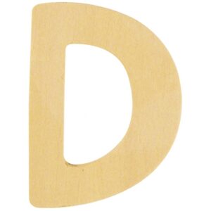 Houten naam letter D 10055562