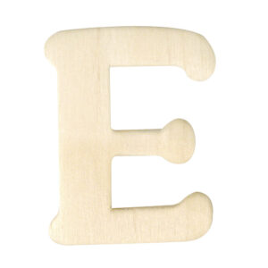 Houten naam letter E 10040851