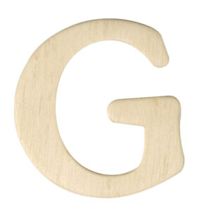 Houten naam letter G 10040853