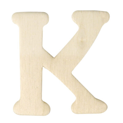 Houten naam letter K 10040857