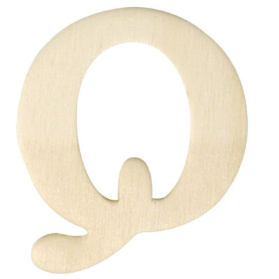 Houten naam letter Q 10040863