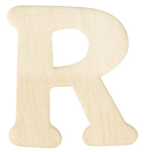 Houten naam letter R 10040864