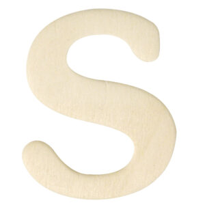 Houten naam letter S 10040865