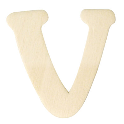 Houten naam letter V 10040868