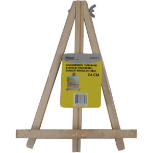 Houten schildersezel voor op tafel 24 cm hobbymateriaal 10202167