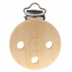 Houten speenketting clip naturel 35 mm 10129487