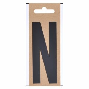 Huisvuil containersticker letter N 10 cm 10091818