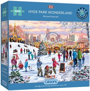 Hyde Park Winter Wonderland Puzzel (1000 stukjes) 36196457393